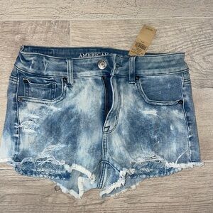 American Eagle Outfitters Women's Blue Denim Shorts